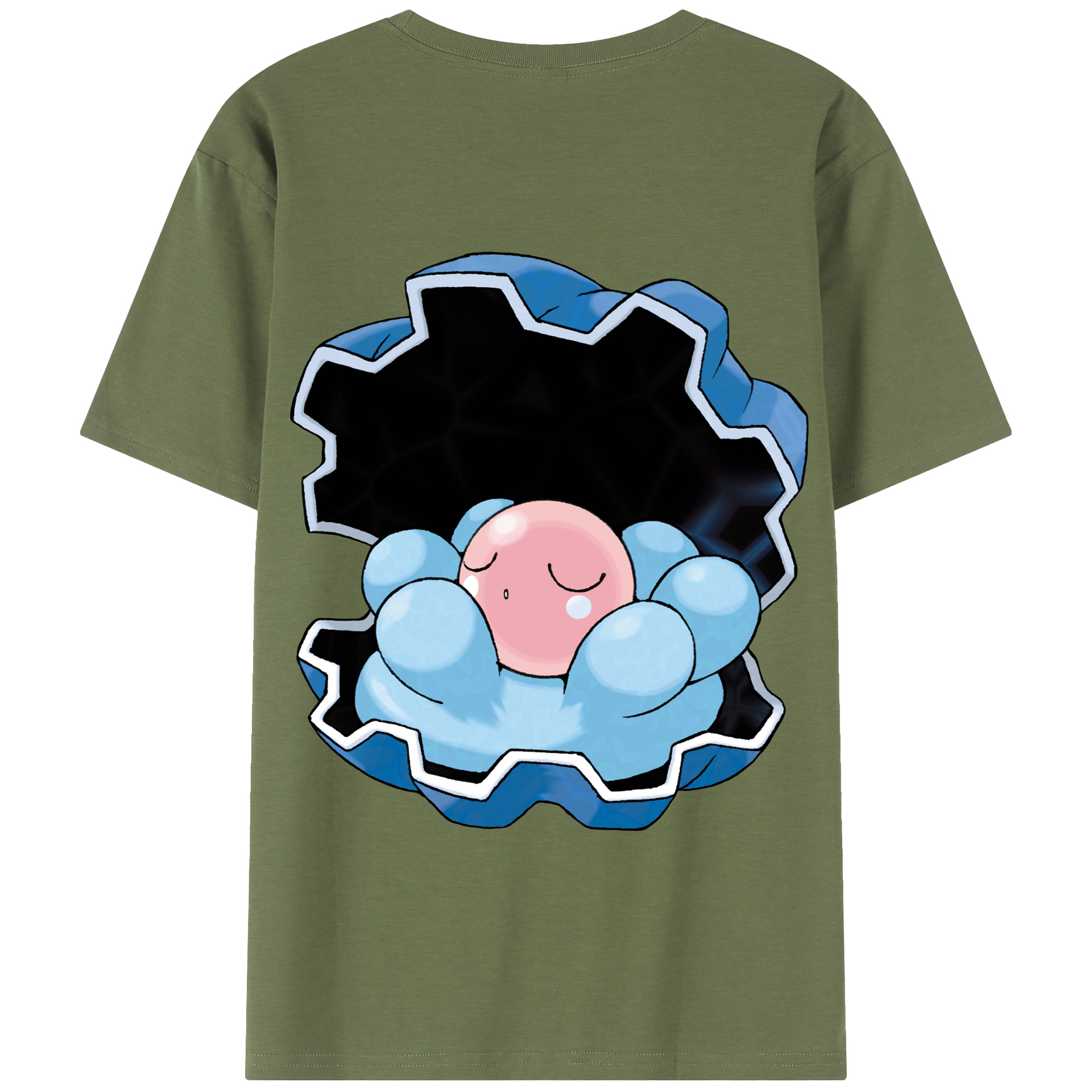 （画像用） ポケットモンスター Pokémon 綿100％半袖Tシャツ（背面プリント）